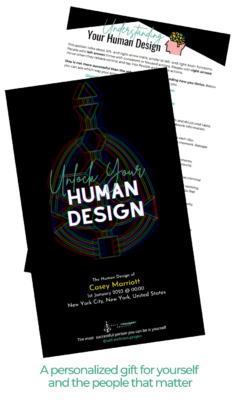 personalized human design report gift